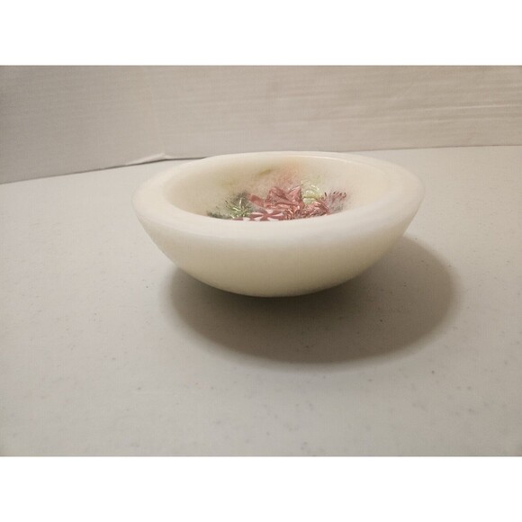 Habersham Candle Company Wax Pottery Vessel Flameless Sparkling Winter Mint - Picture 3 of 4